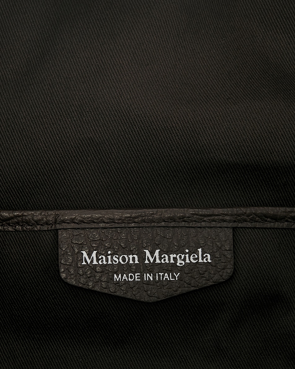 Image 6 of Maison Margiela Medium 5ac Daily Drawstring Backpack in Walnut