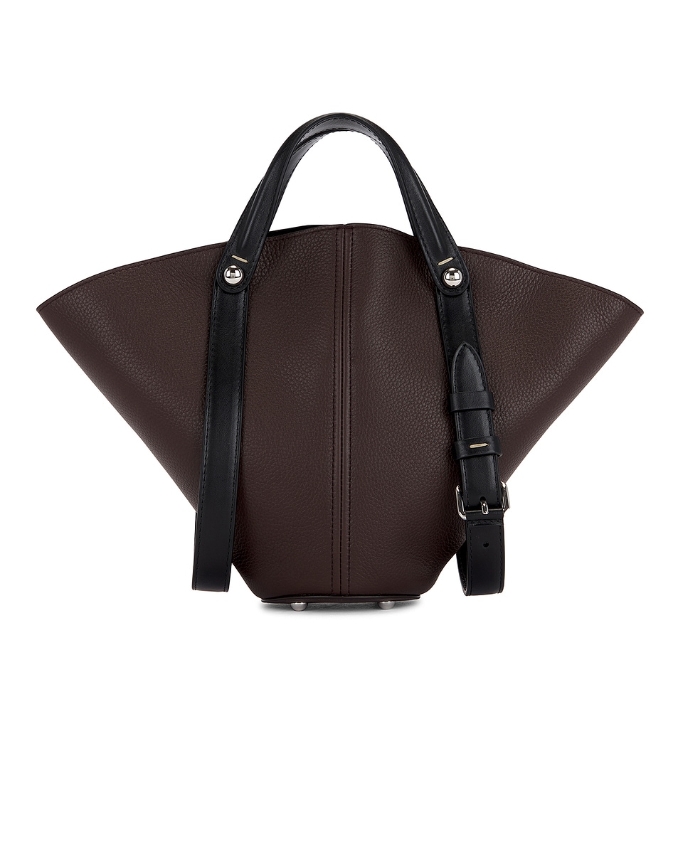 Image 1 of Maison Margiela Small Dress Age Bag in Walnut & Black