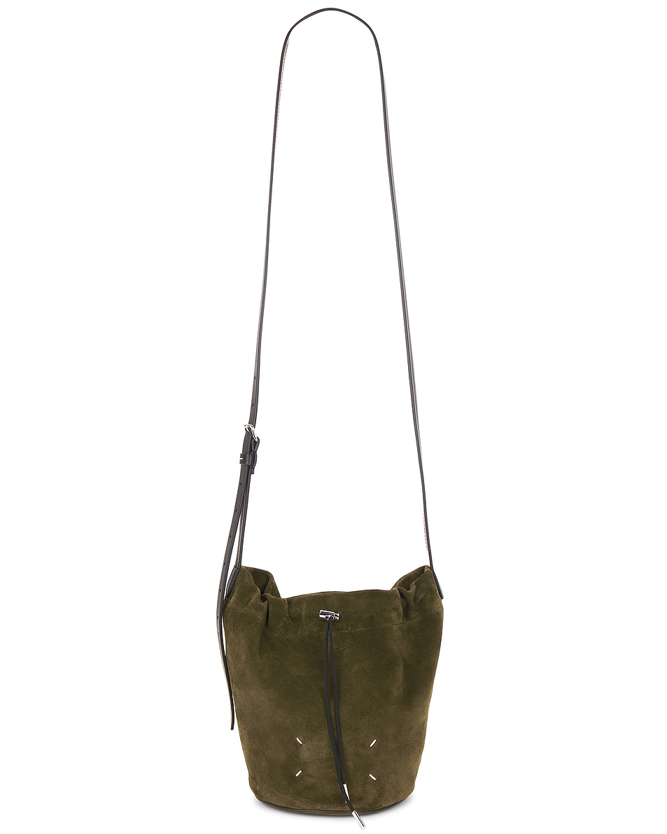 Image 1 of Maison Margiela Belt Bag Pouch in Khaki, Black, & Chestnut