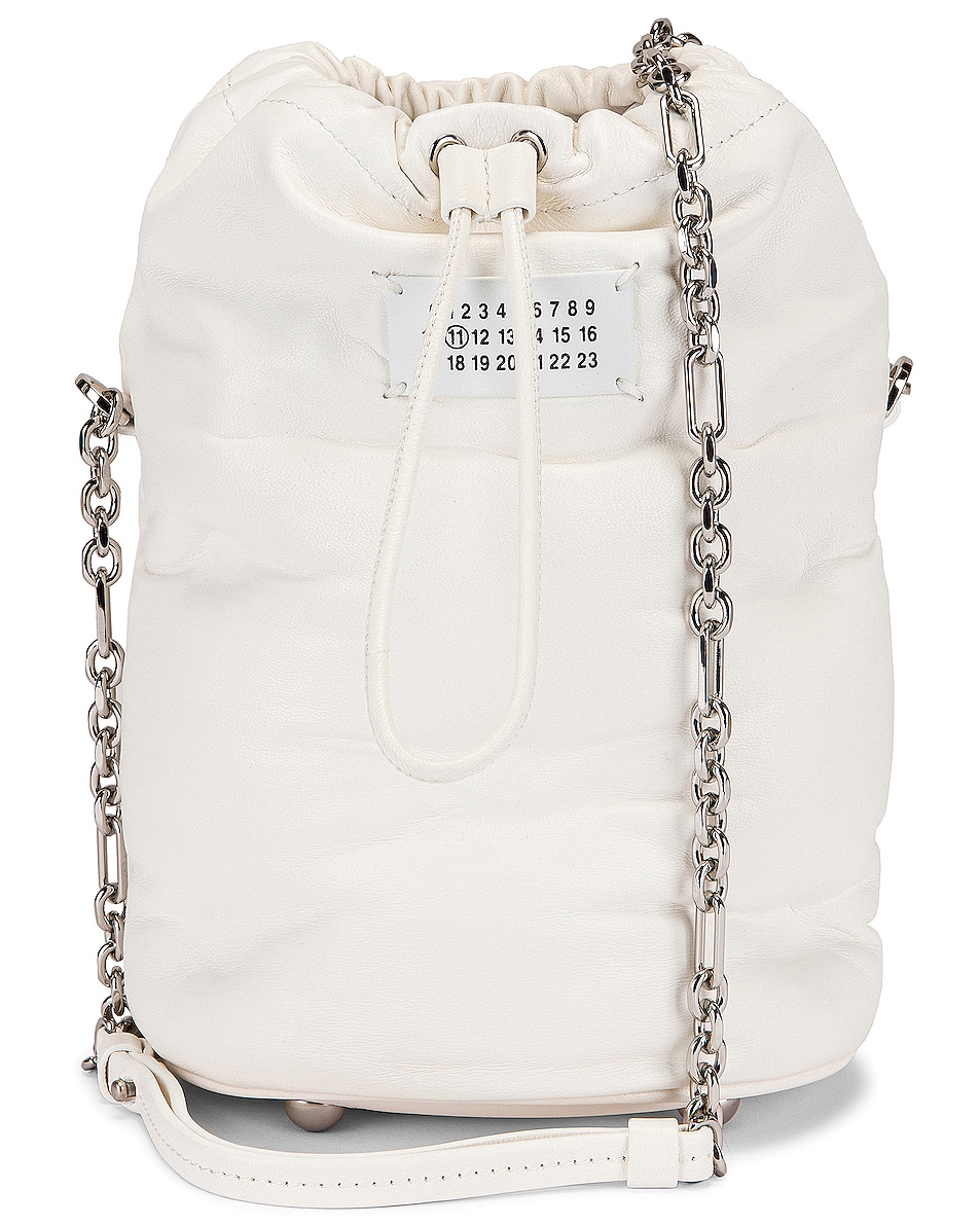 Image 1 of Maison Margiela Glam Slam Bucket Bag in White