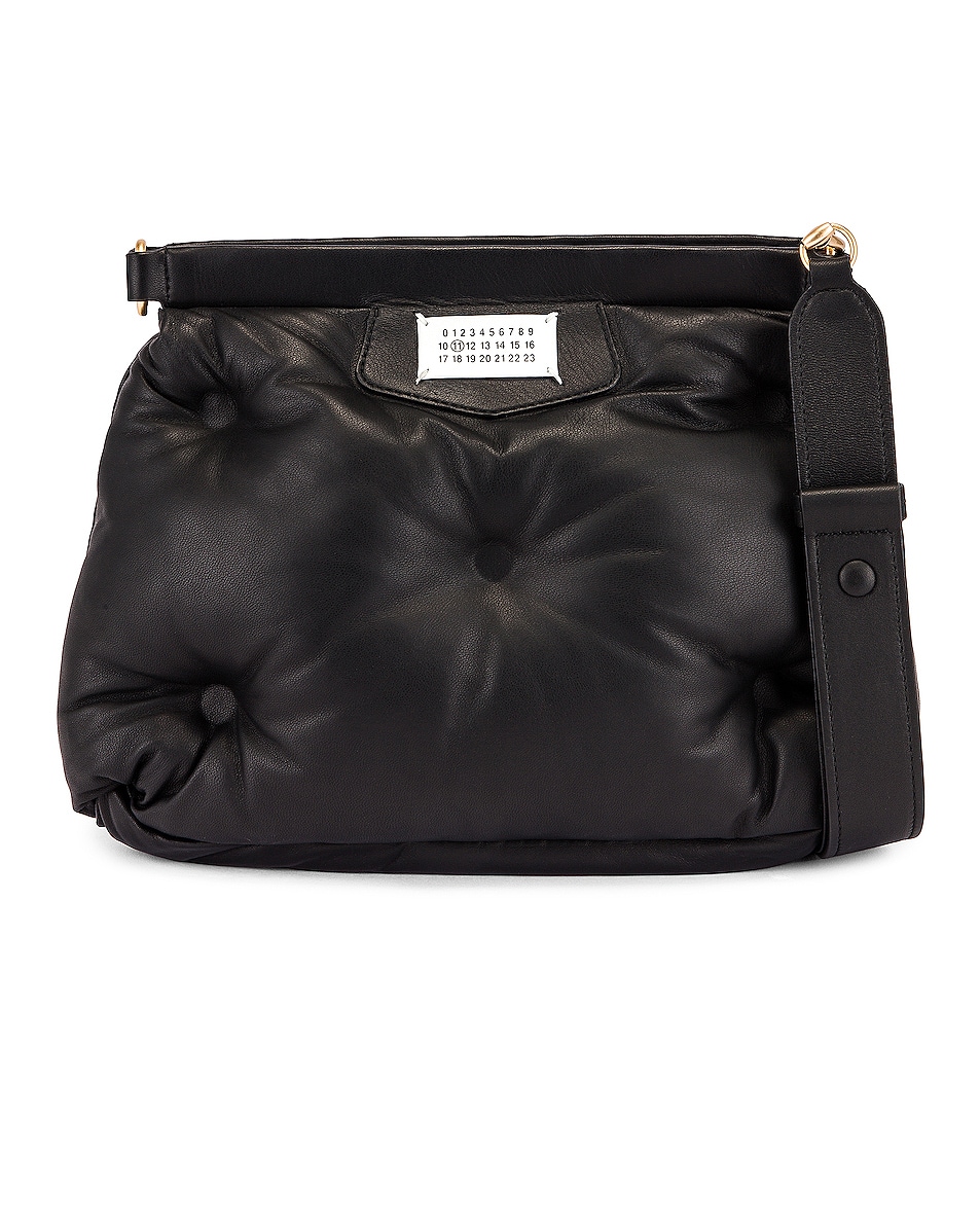 Maison Margiela Glam Slam Shoulder Bag in Black | FWRD