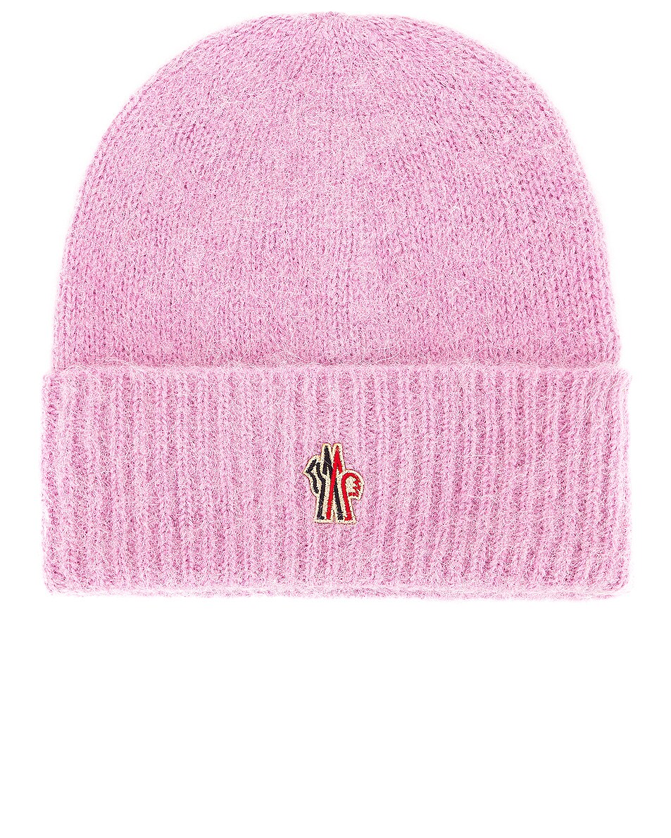 Image 1 of Moncler Grenoble Beanie in Pink