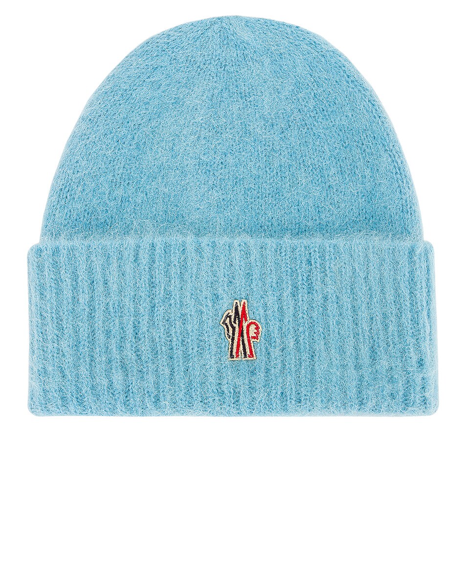 Image 1 of Moncler Grenoble Beanie in Blue