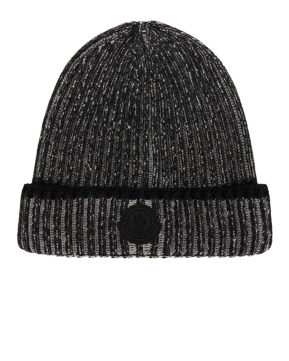 Image 1 of Moncler Beanie in Grey