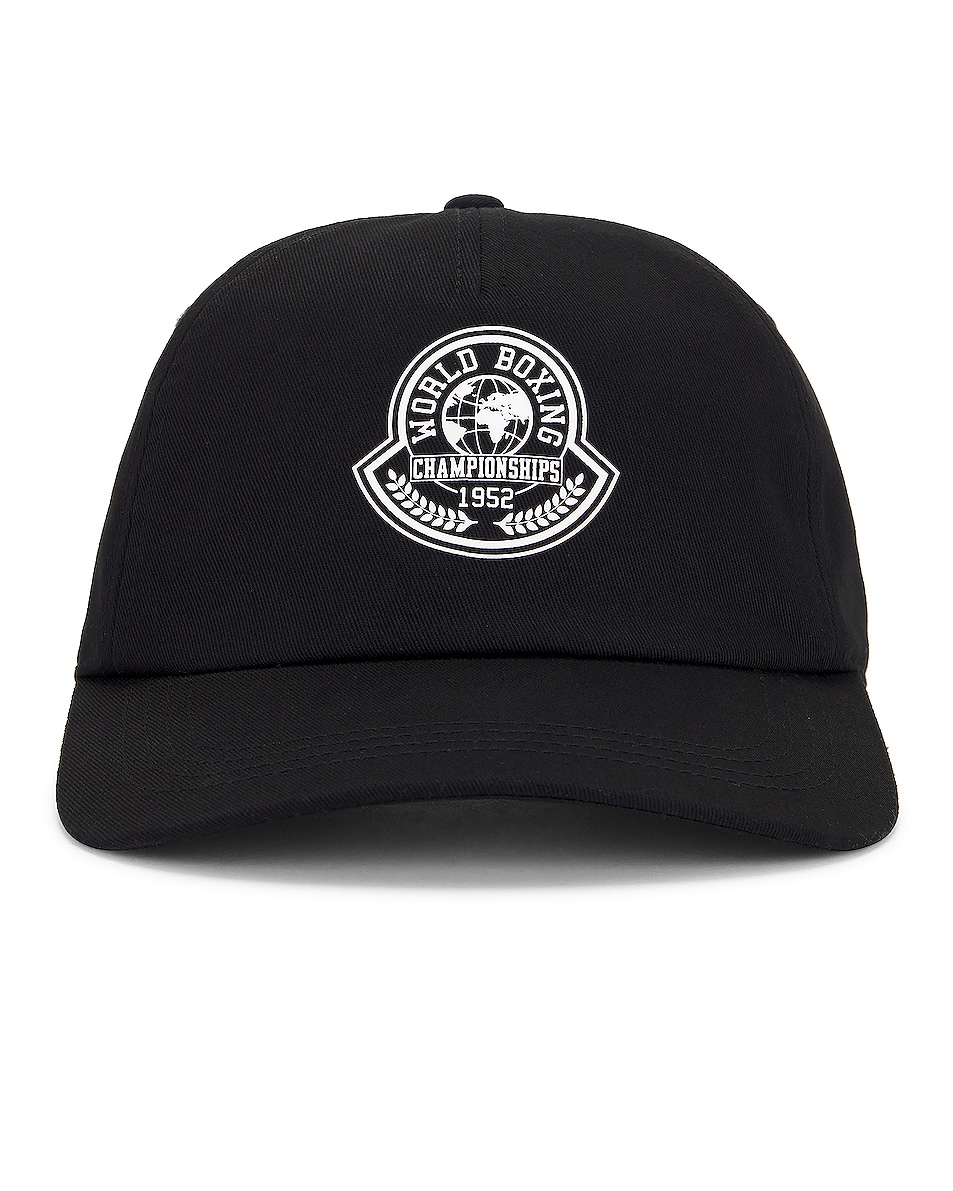 Image 1 of Moncler Baseball Cap in Black
