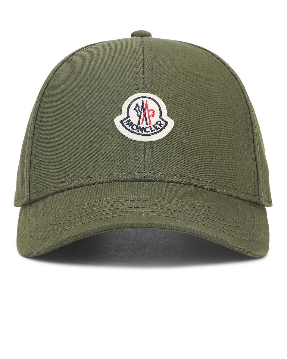 Image 1 of Moncler Baseball Cap in Green