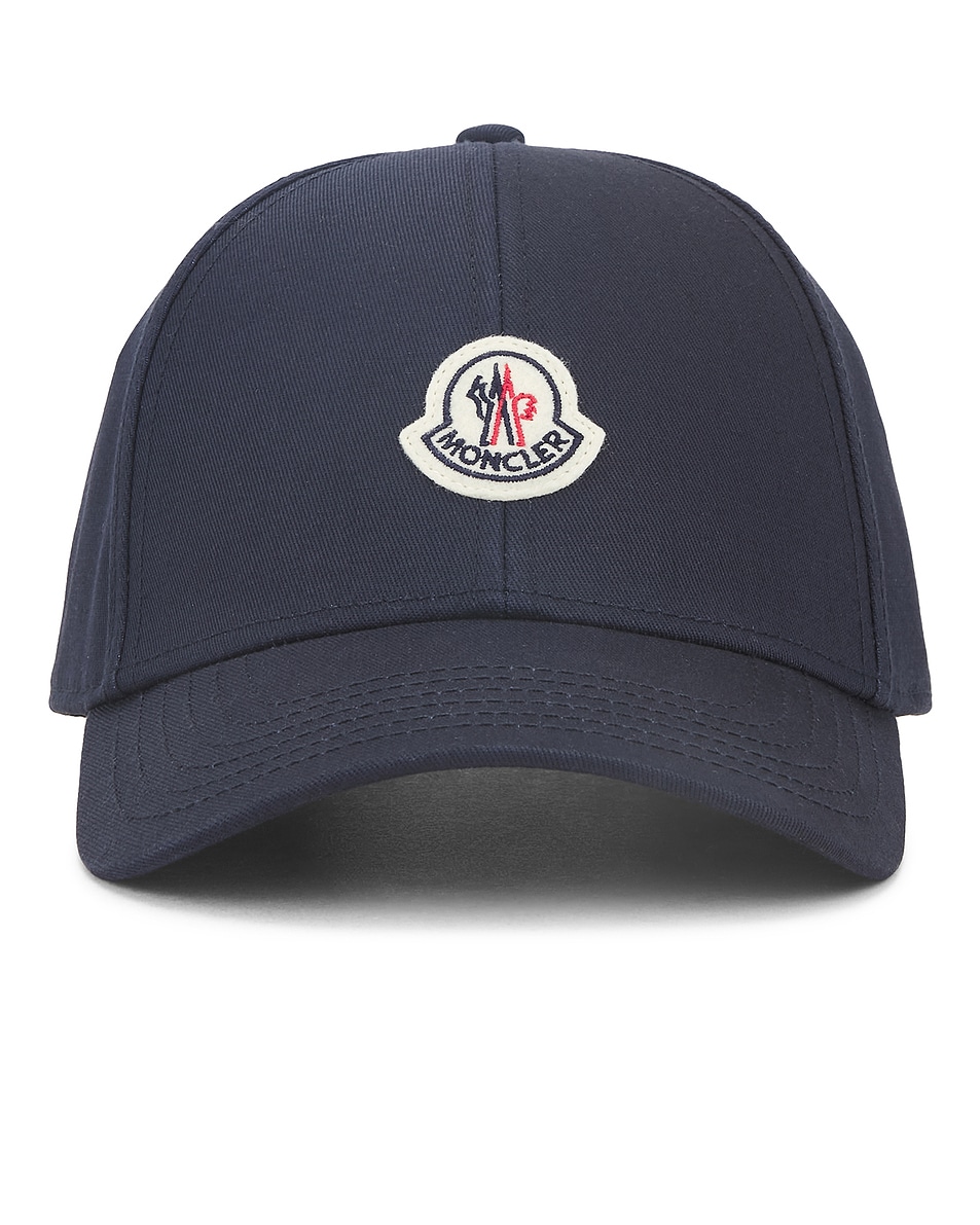 Image 1 of Moncler Baseball Cap in Navy