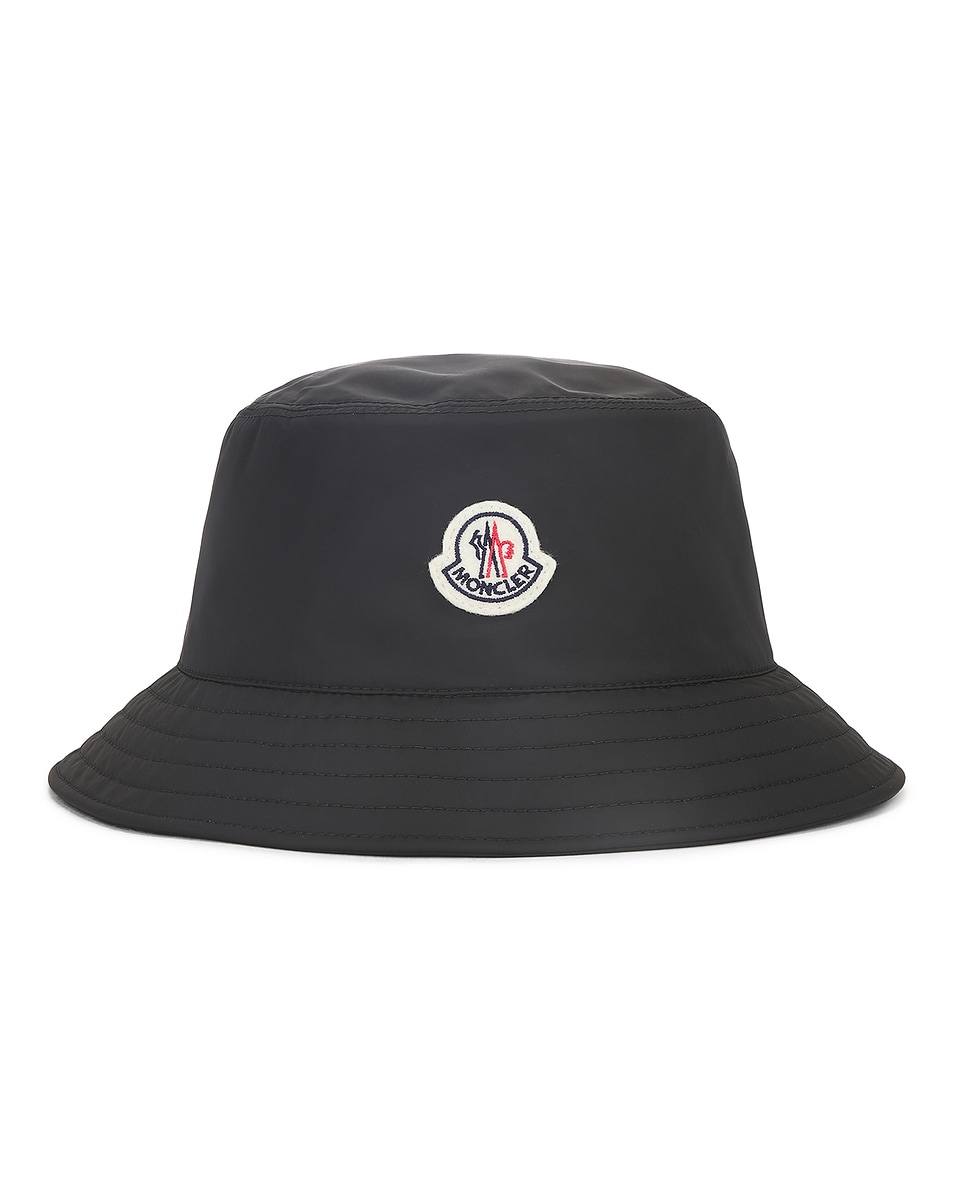 Image 1 of Moncler Bucket Hat in Navy
