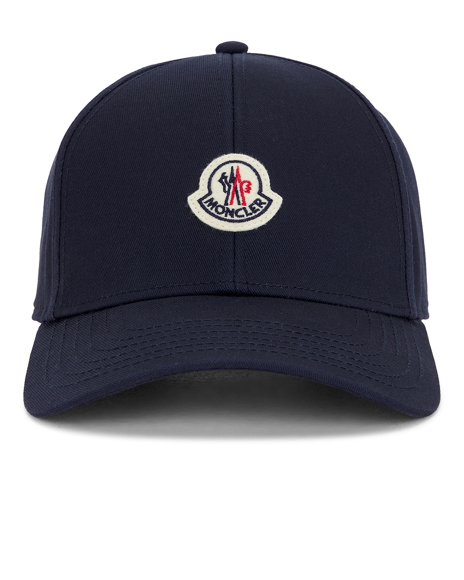 Image 1 of Moncler Baseball Cap in Navy