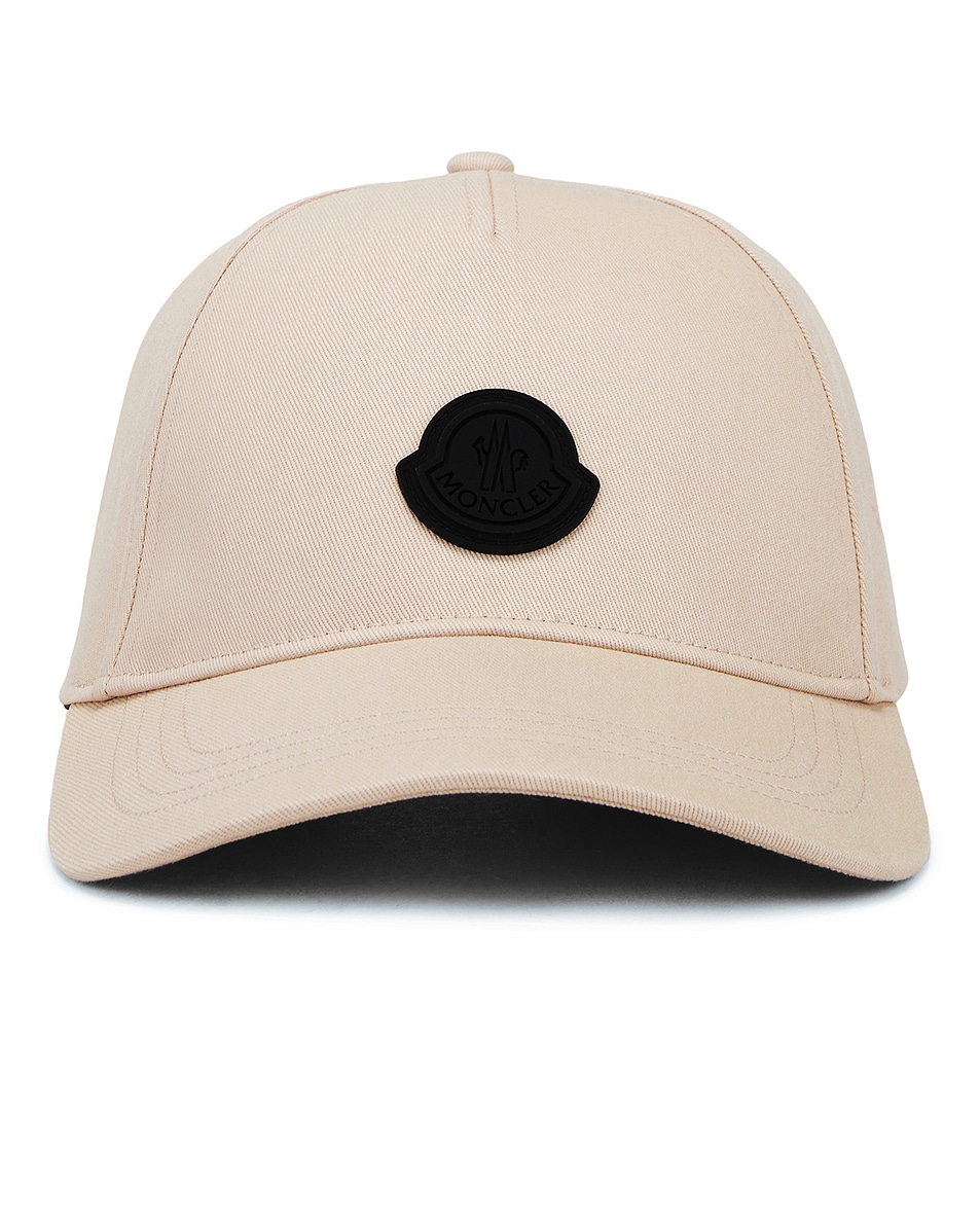 Image 1 of Moncler Baseball Cap in Silk White