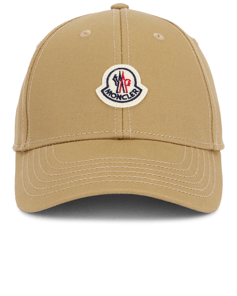Image 1 of Moncler Baseball Cap in Khaki