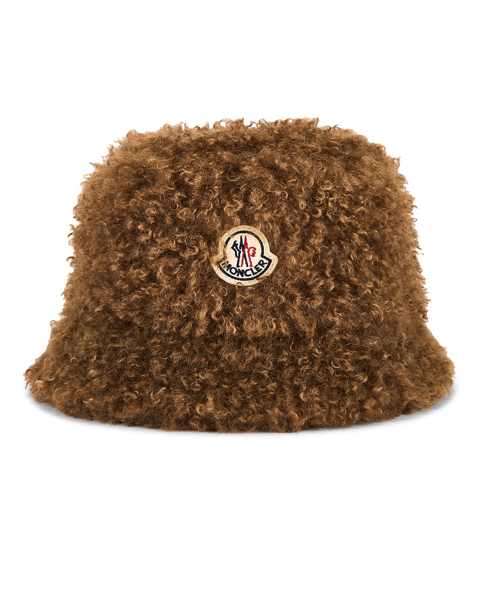 Image 1 of Moncler Bucket Hat in Cognac