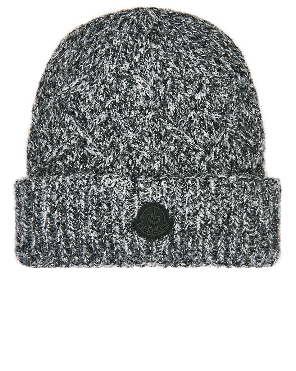 Image 1 of Moncler Beanie in Black
