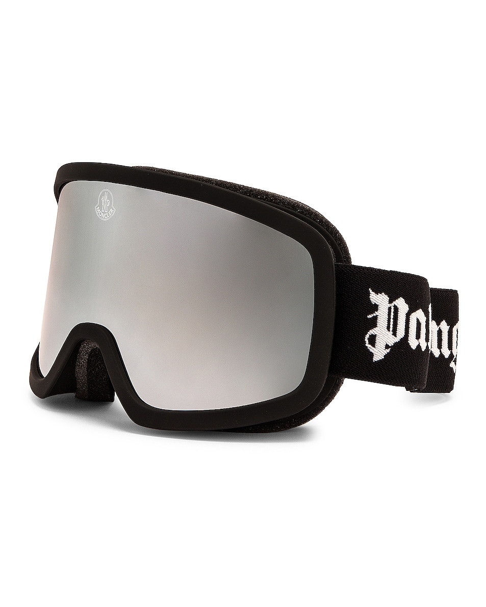 Image 1 of Moncler 8 Moncler Palm Angels Terrabeam Goggles in Matte Black & Smoke Mirror