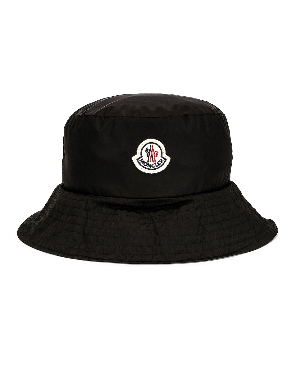 Image 1 of Moncler Bucket Hat in Black