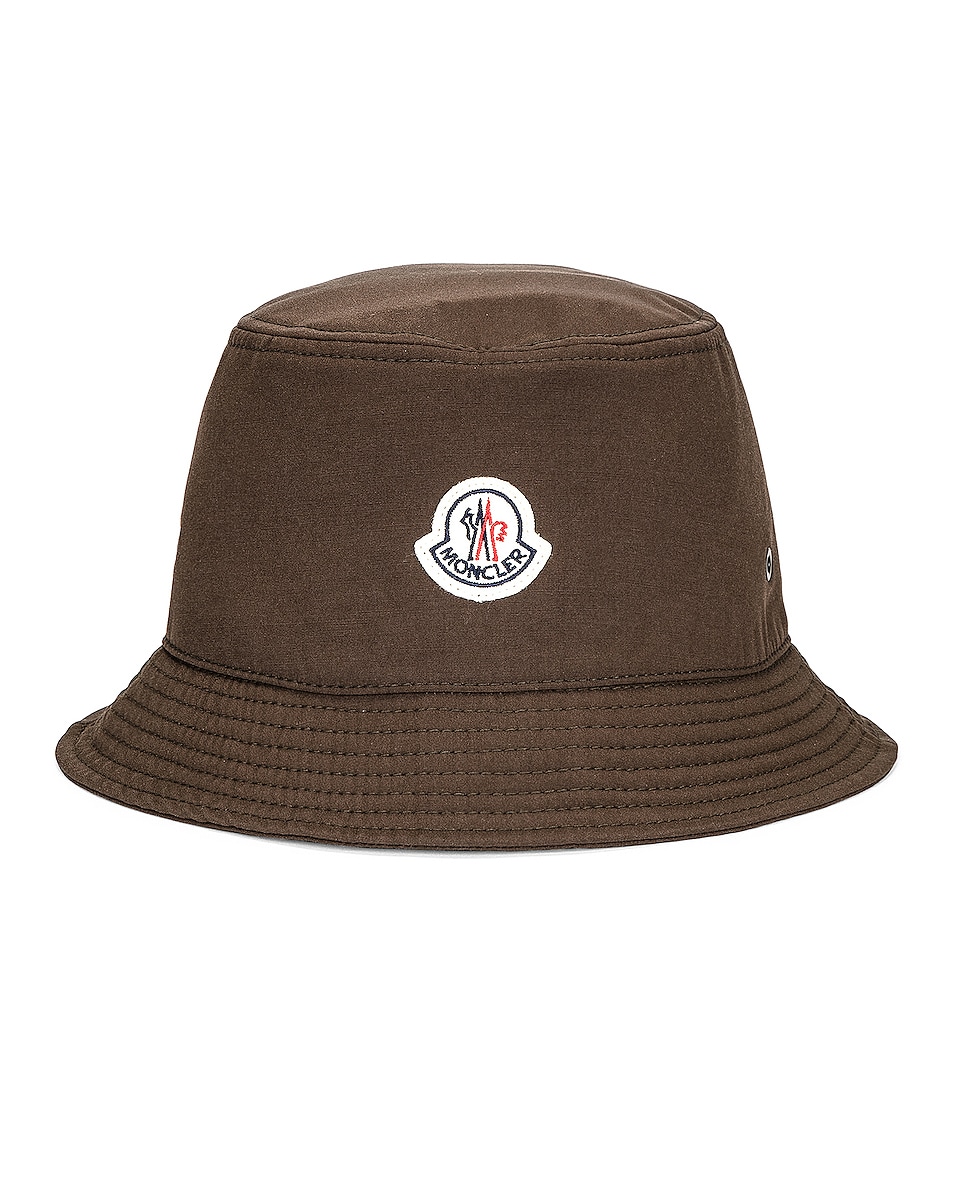 Image 1 of Moncler Bucket Hat in Military Green