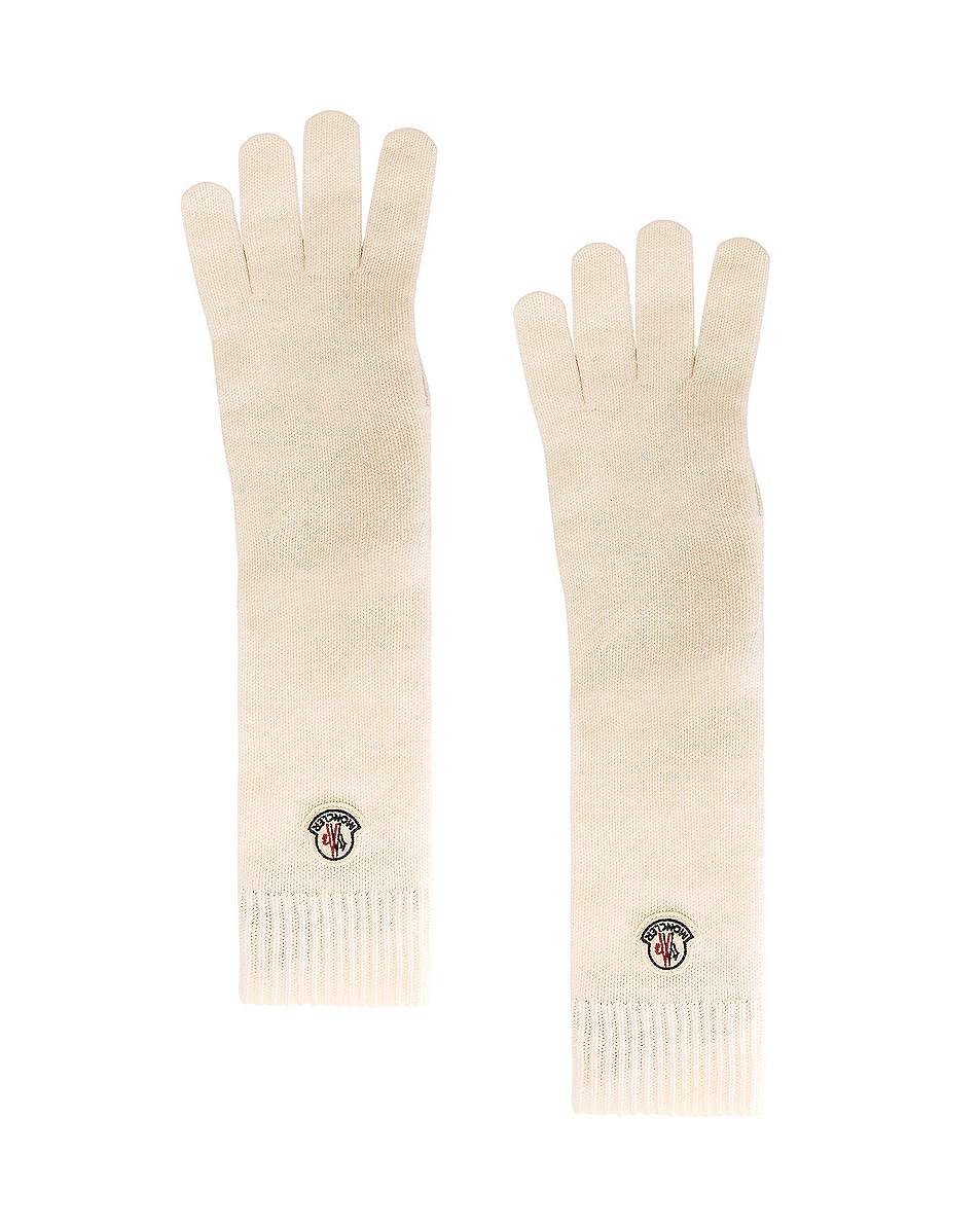 Image 1 of Moncler Wool Gloves in White