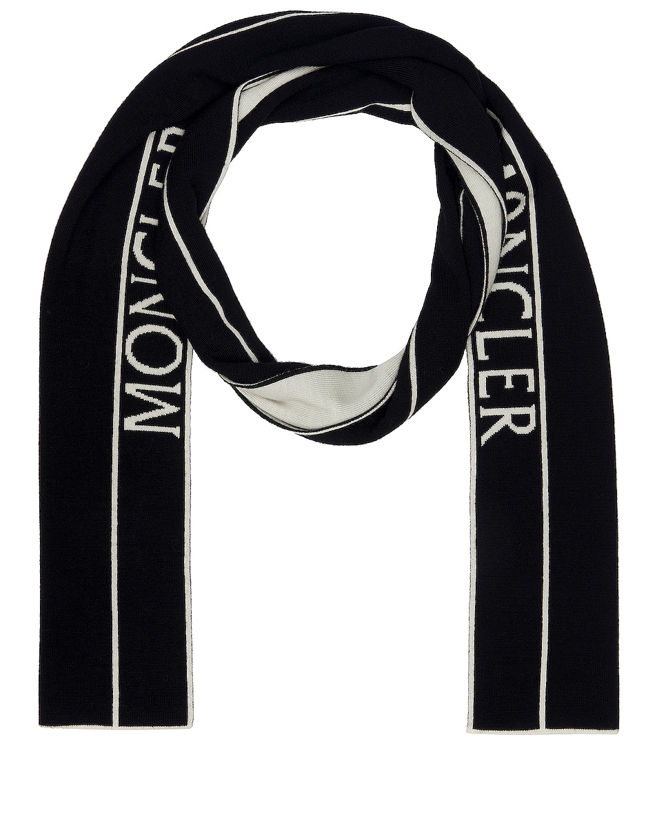 Image 1 of Moncler Cashmere Scarf in White