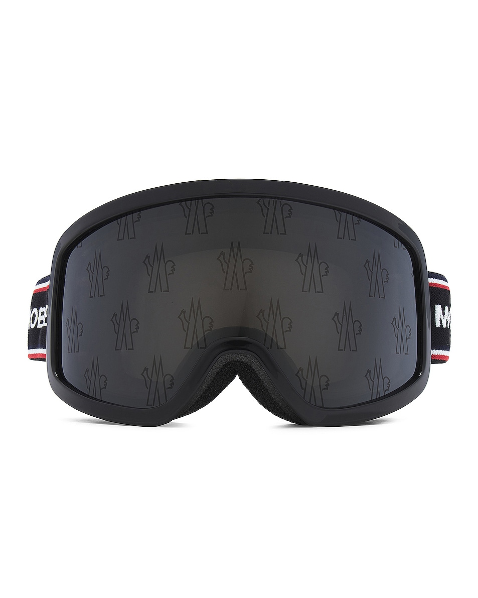 Image 1 of Moncler Terrabeam Goggles in Shiny Black