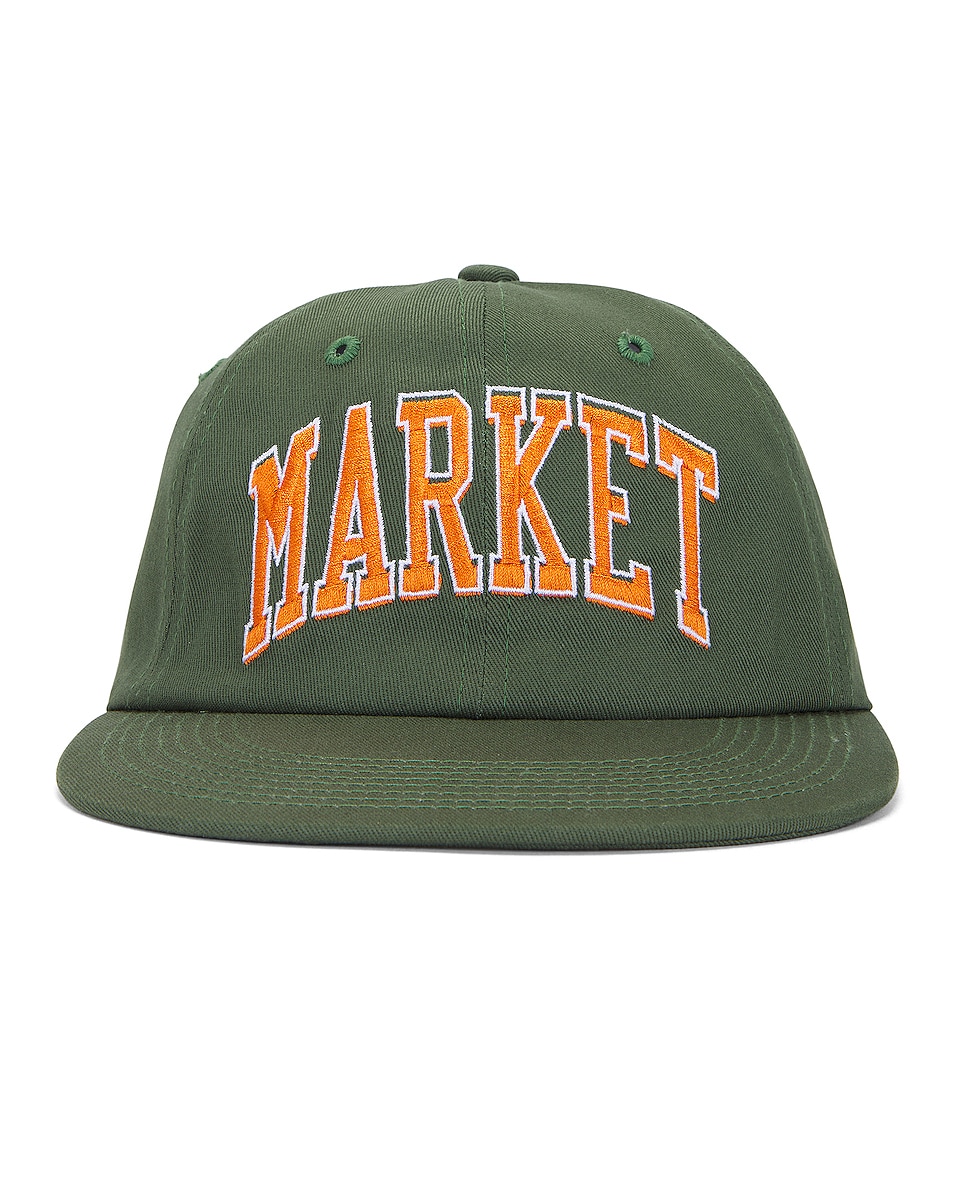 Image 1 of Market Offset Arc 6 Panel Hat in Sage