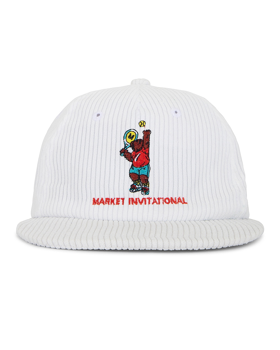 Image 1 of Market Invitational 5 Panel Hat in White