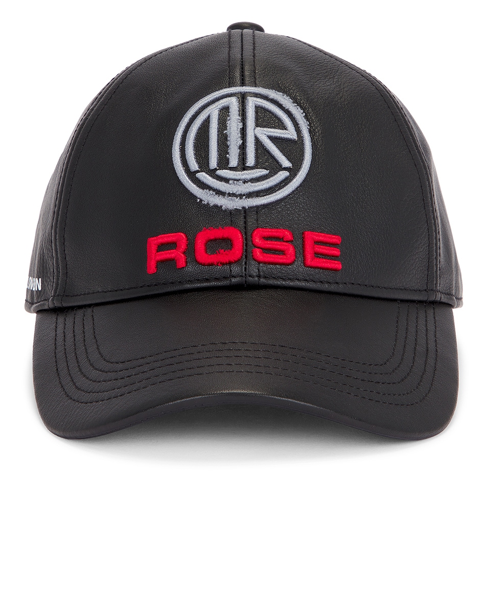 Image 1 of Martine Rose Leather Cap in Black