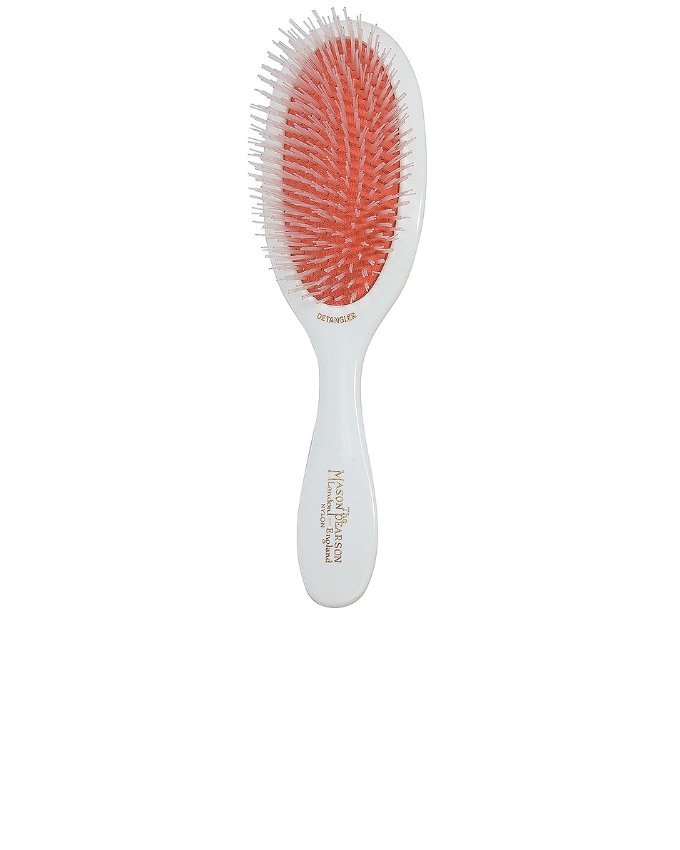 Image 1 of Mason Pearson Detangler Nylon Hair Brush in Ivory White
