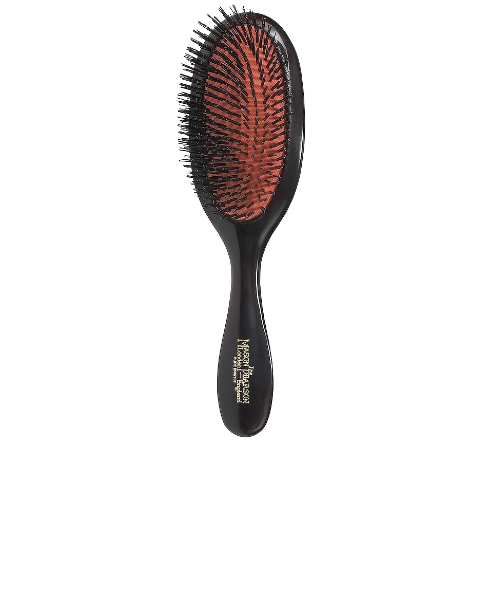 Image 1 of Mason Pearson Handy Bristle Hair Brush in Dark Ruby