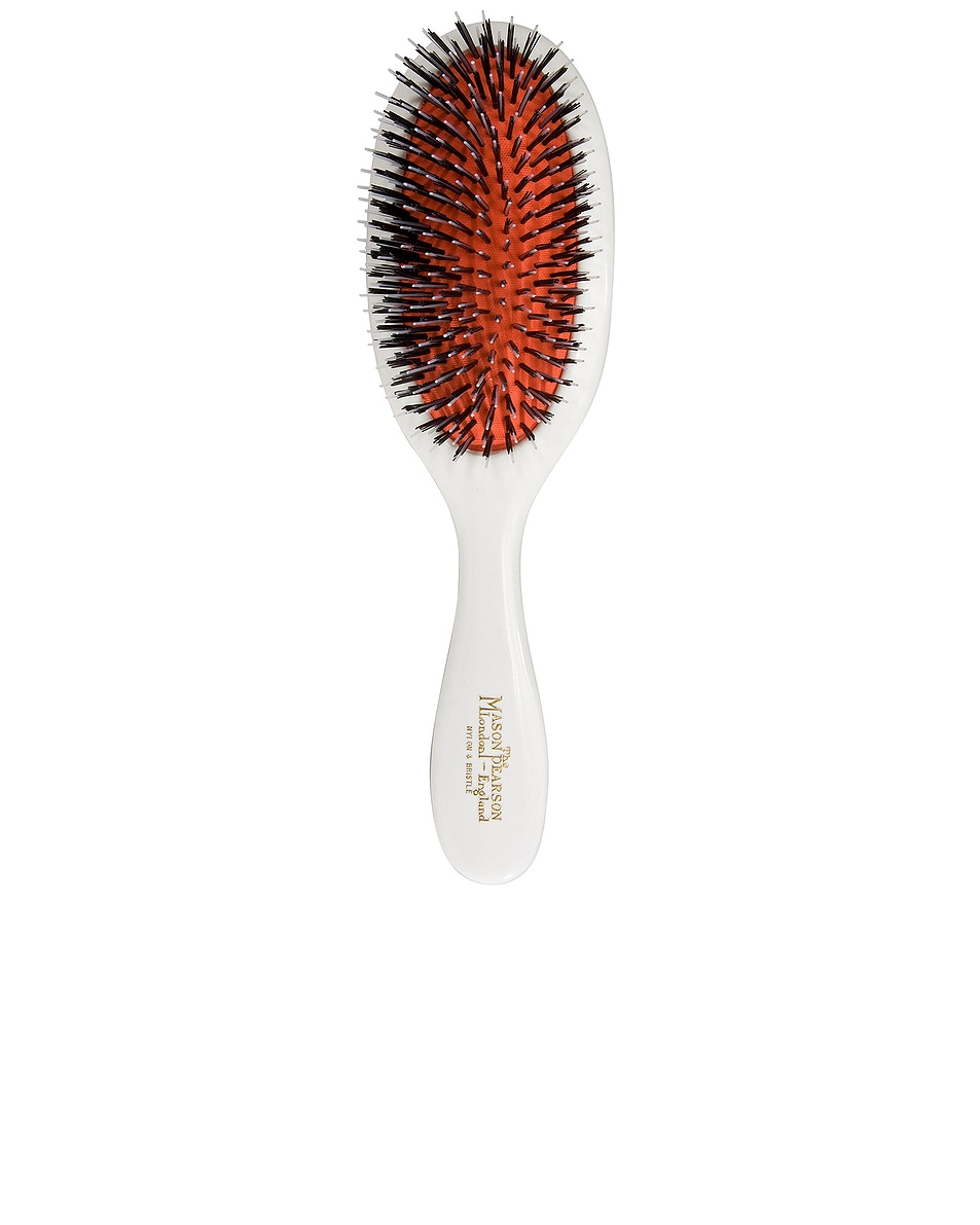 Image 1 of Mason Pearson Handy Mixture Bristle & Nylon Hair Brush in White