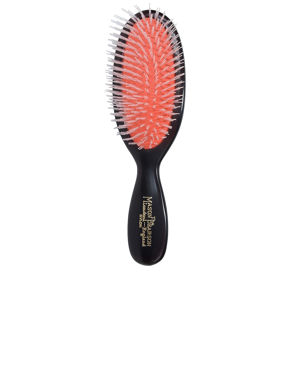 Pocket Nylon Hairbrush in Ruby