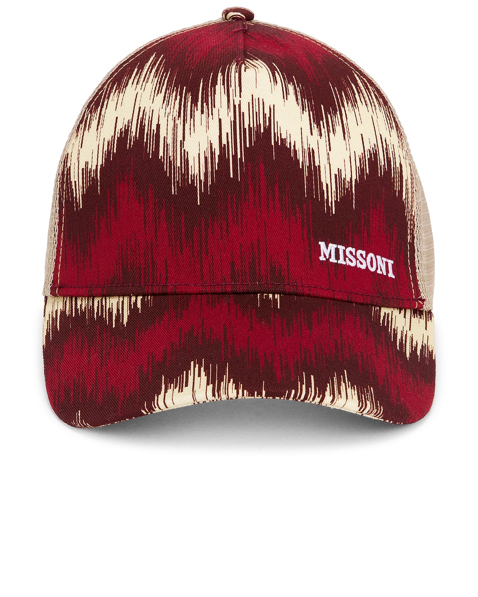 Image 1 of Missoni Trucker Hat in Red