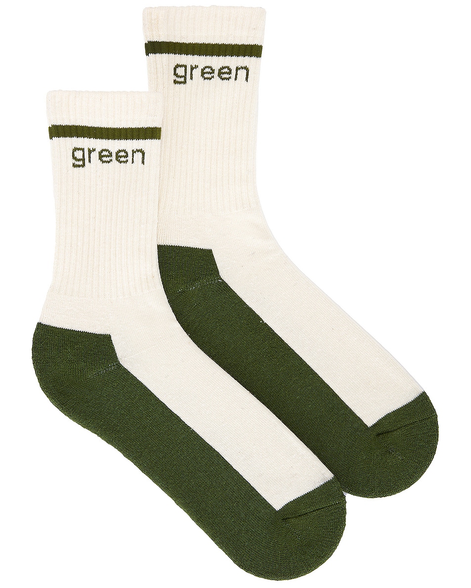 Image 1 of Mister Green Hemp Athletic Crew Sock in Natural