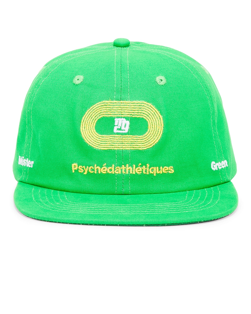 Image 1 of Mister Green Psychedathletiques Cap in Bean Green