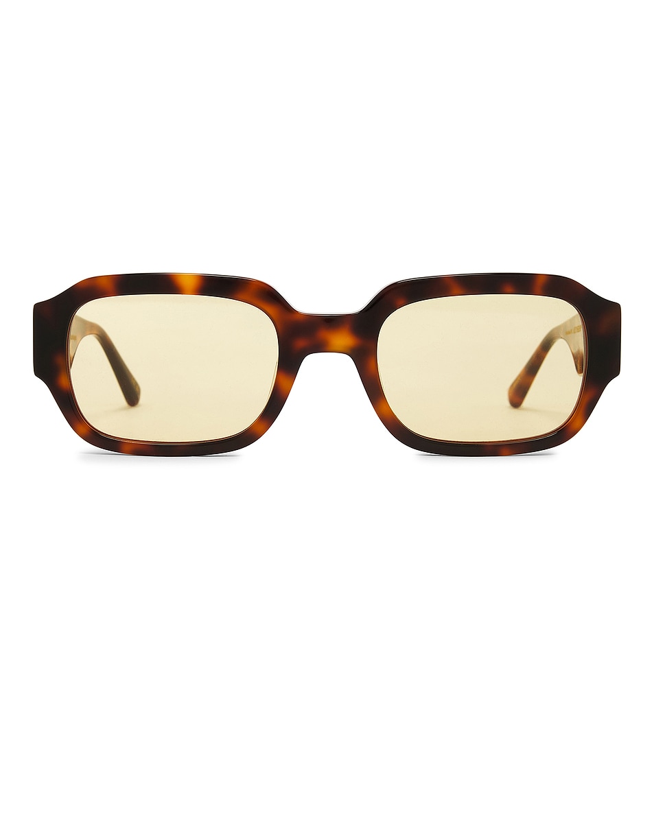 Image 1 of MESSYWEEKEND Downey Sunglasses in Tortoise & Yellow