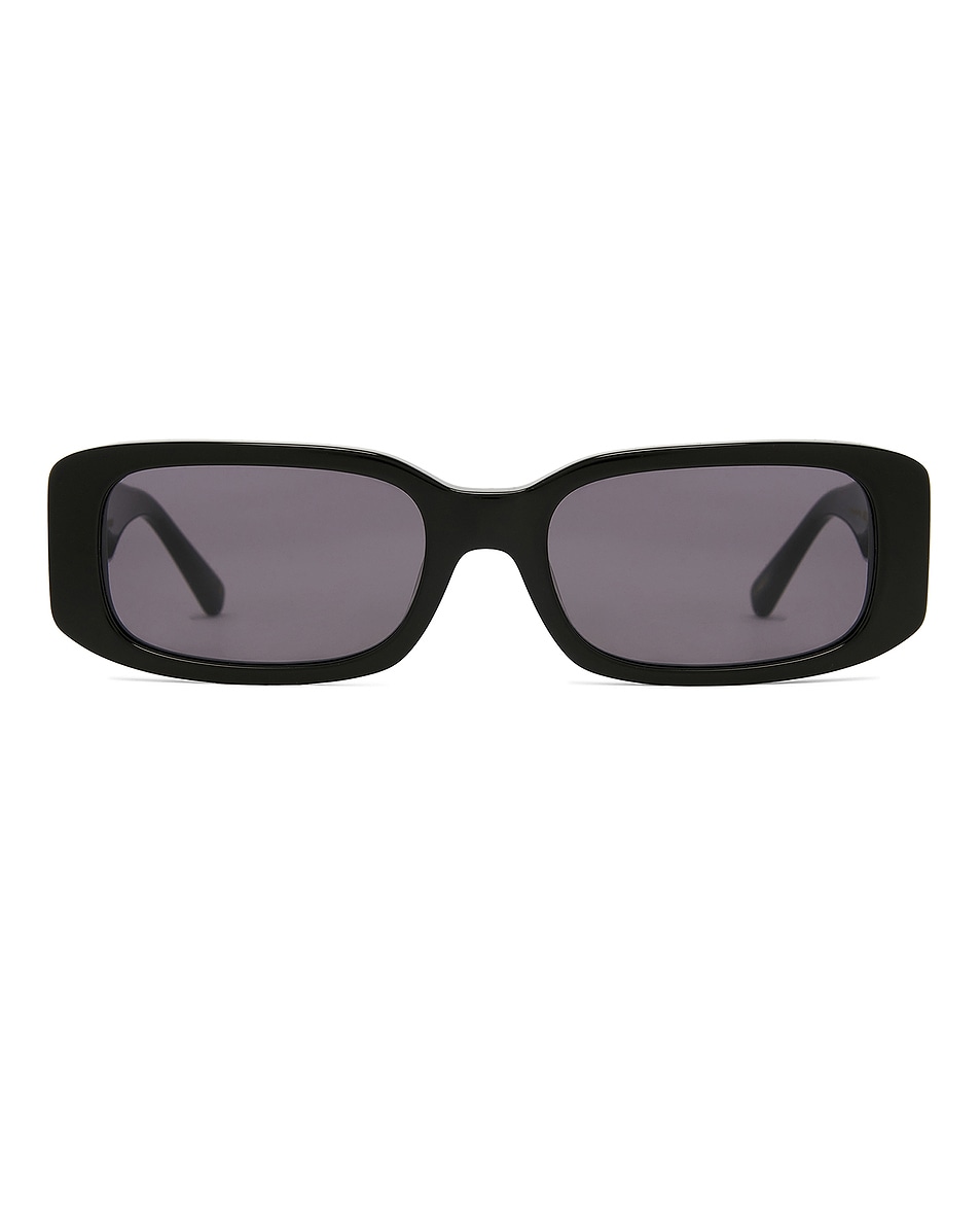 Image 1 of MESSYWEEKEND Roxie Sunglasses in Black & Grey