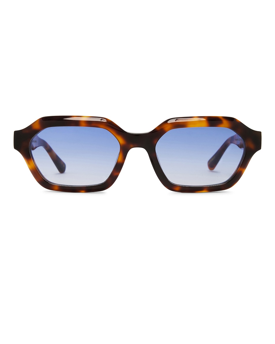 Image 1 of MESSYWEEKEND Anthony Sunglasses in Tortoise & Blue