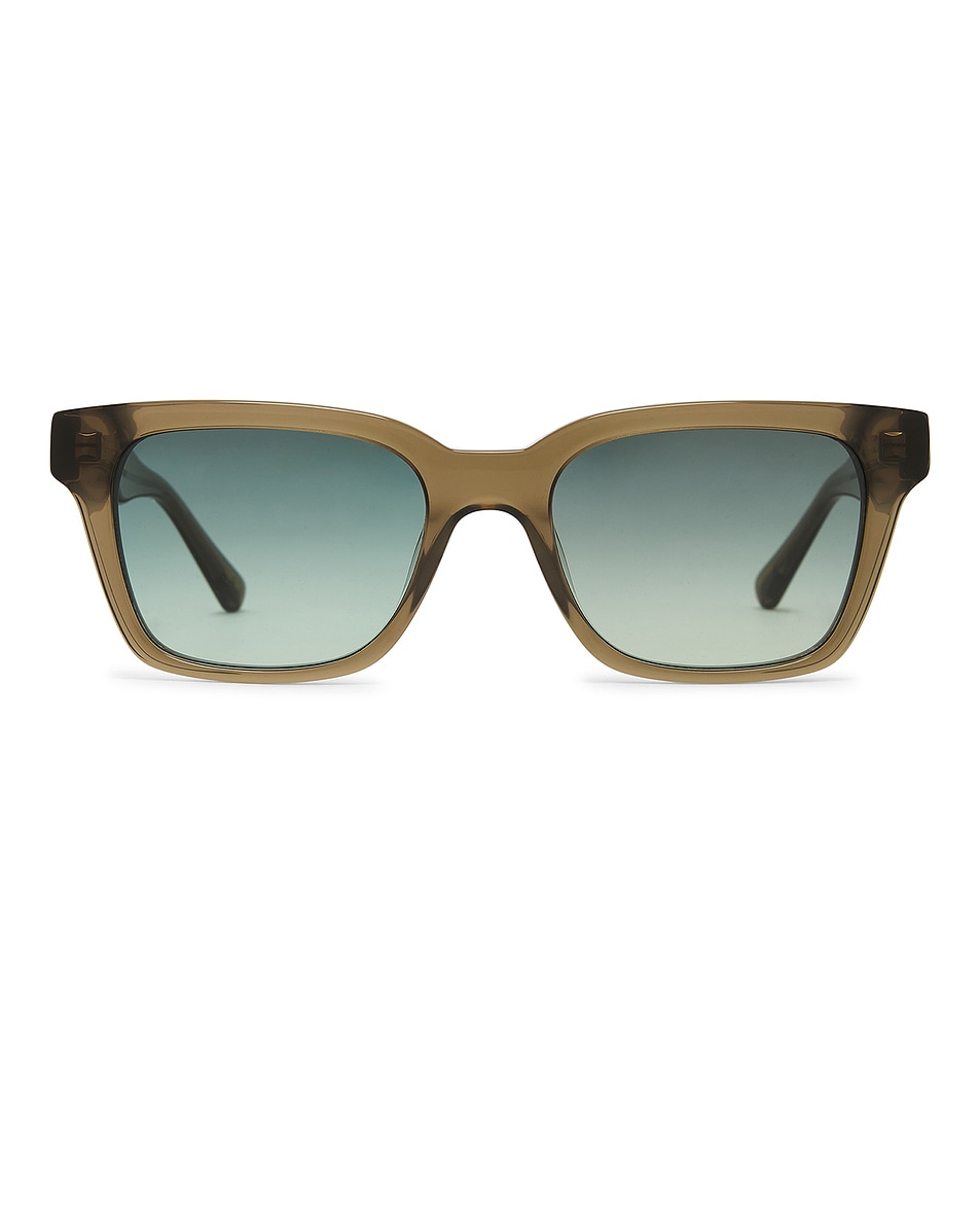 Image 1 of MESSYWEEKEND Dean Sunglasses in Bottle Green