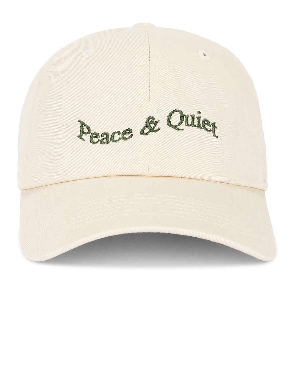 Image 1 of Museum of Peace and Quiet Wordmark Dad Hat in Bone