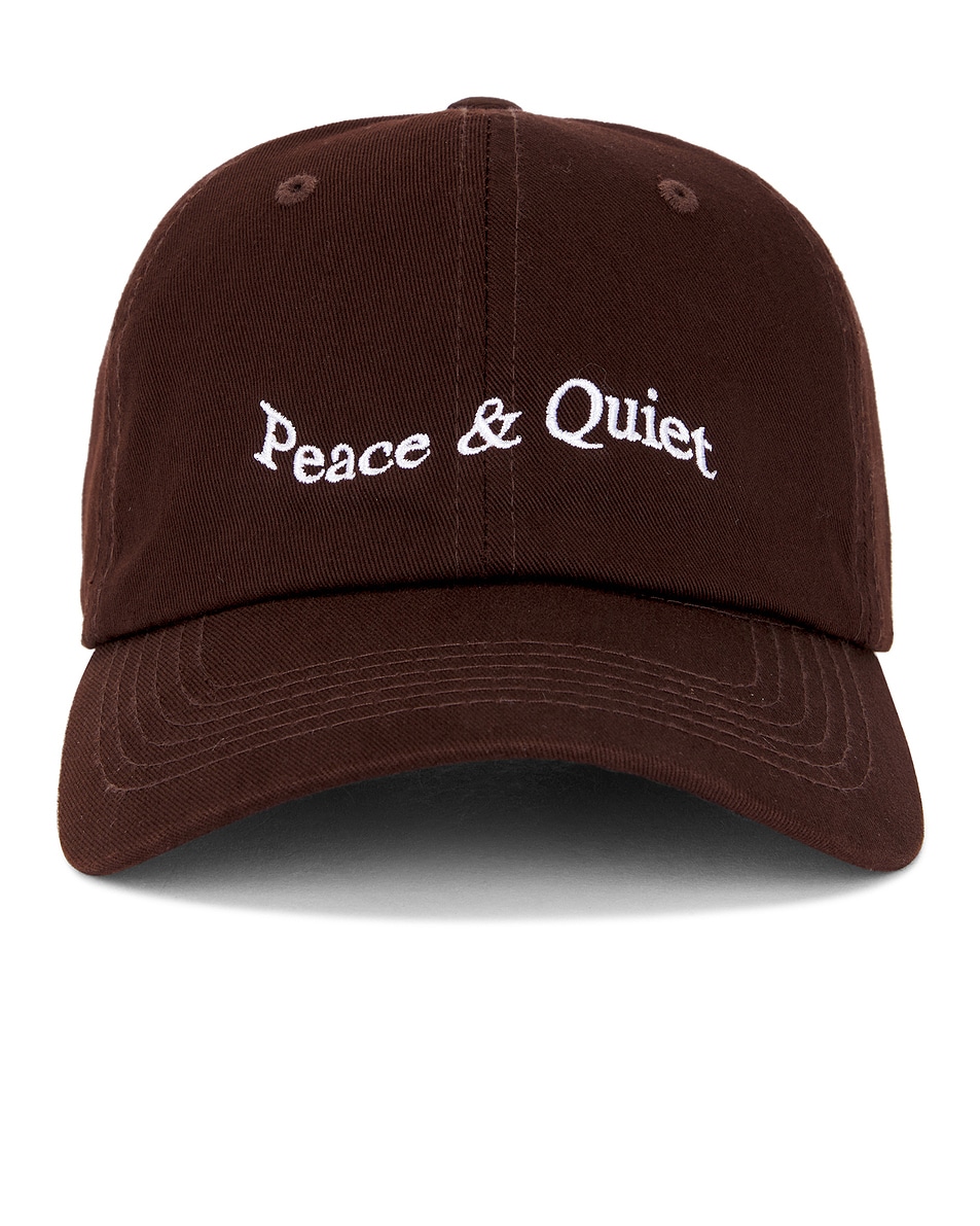 Image 1 of Museum of Peace and Quiet Wordmark Dad Hat in Clay