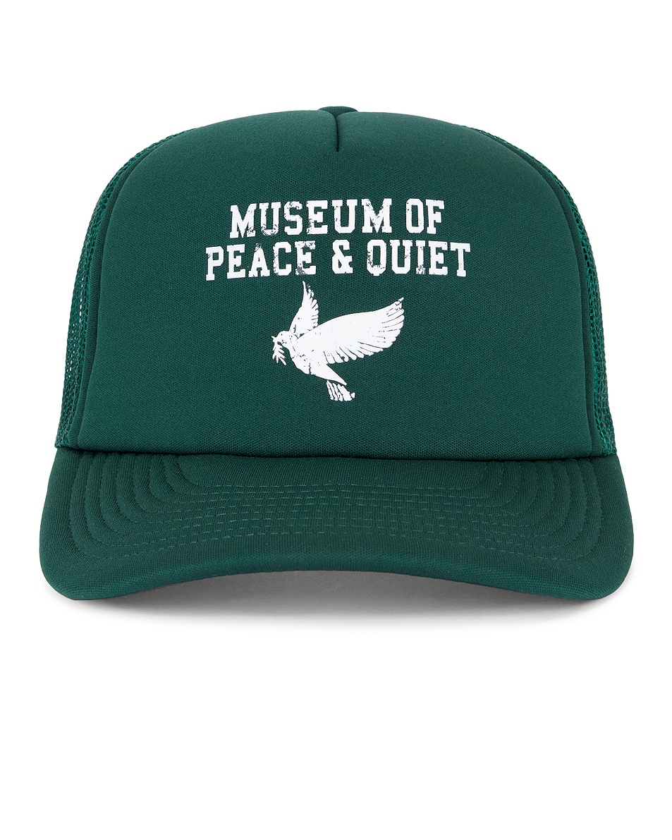 Image 1 of Museum of Peace and Quiet P.E. Trucker Hat in Forest