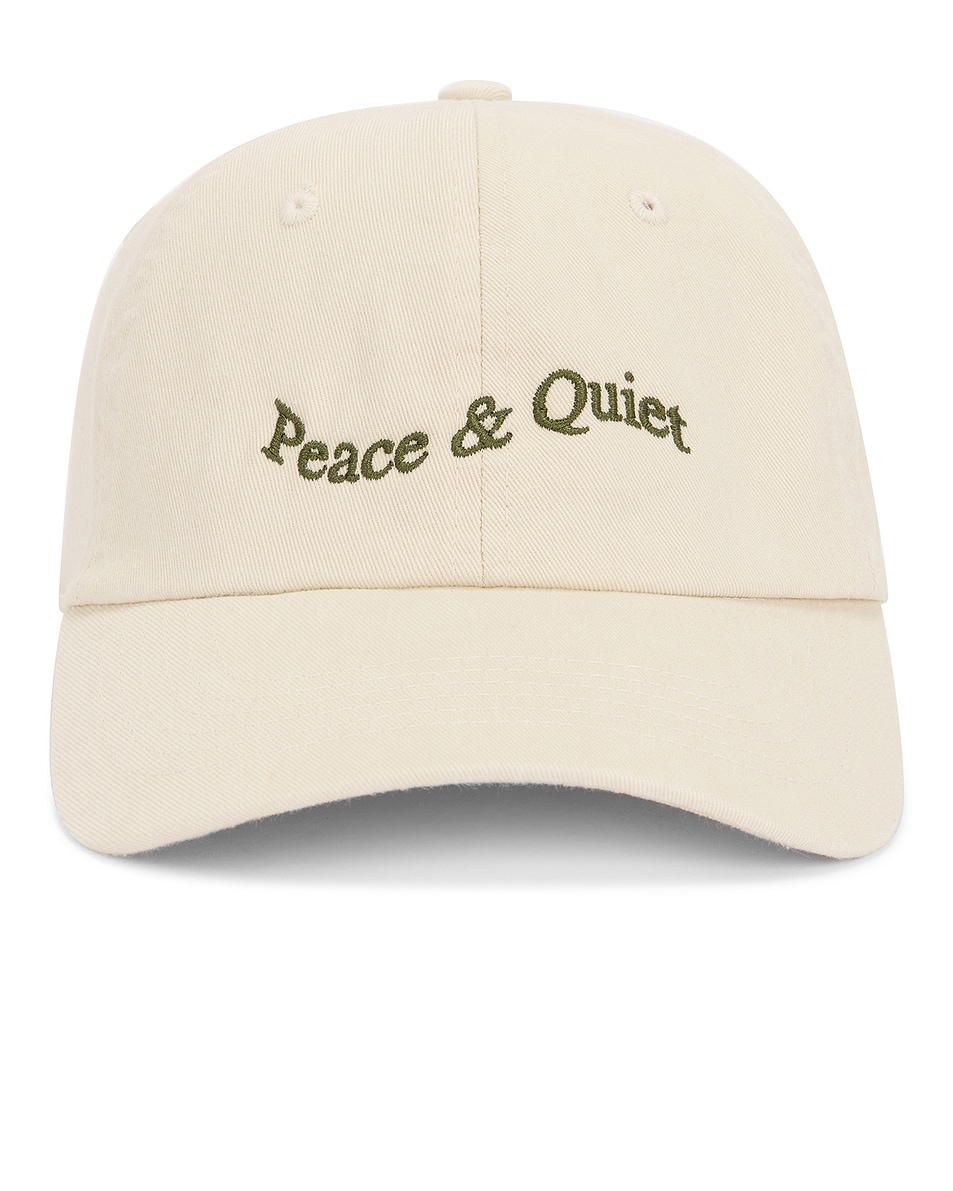 Image 1 of Museum of Peace and Quiet Wordmark Dad Hat in Bone