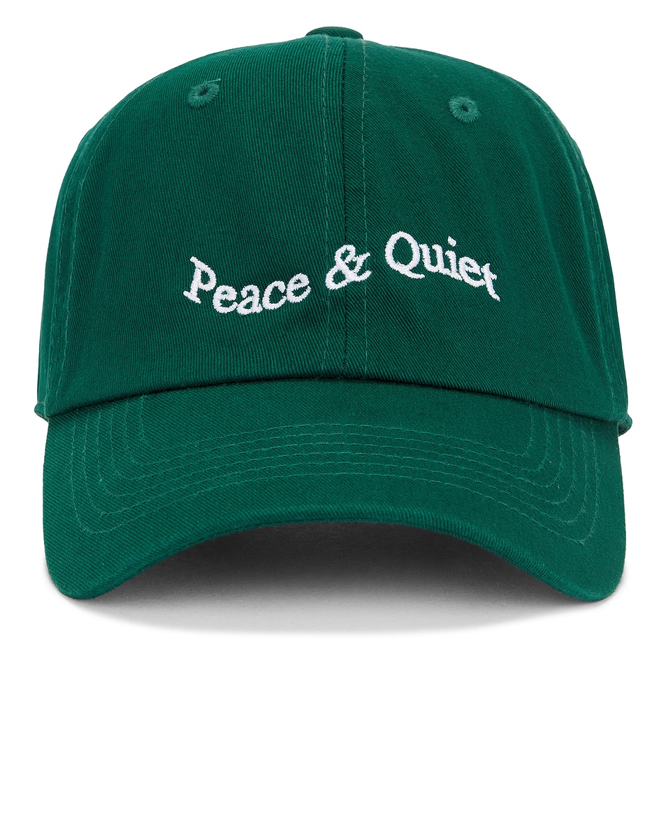 Image 1 of Museum of Peace and Quiet Wordmark Dad Hat in Pine