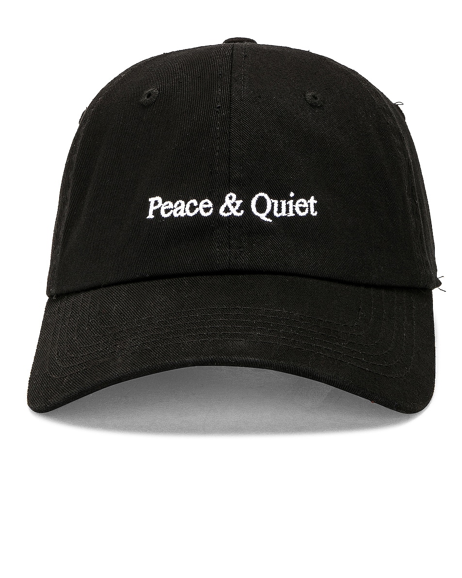 Image 1 of Museum of Peace and Quiet Classic Wordmark Dad Hat in Black