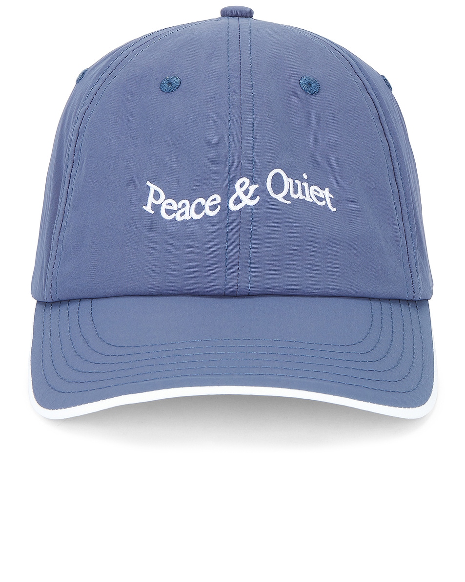 Image 1 of Museum of Peace and Quiet Wordmark Nylon Hat in Slate