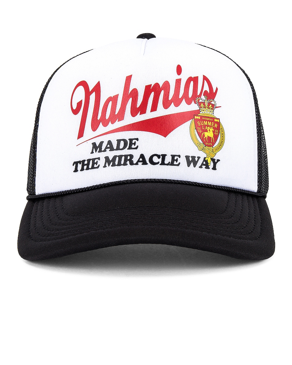 Image 1 of Nahmias Miracle Way Trucker Hat in Black