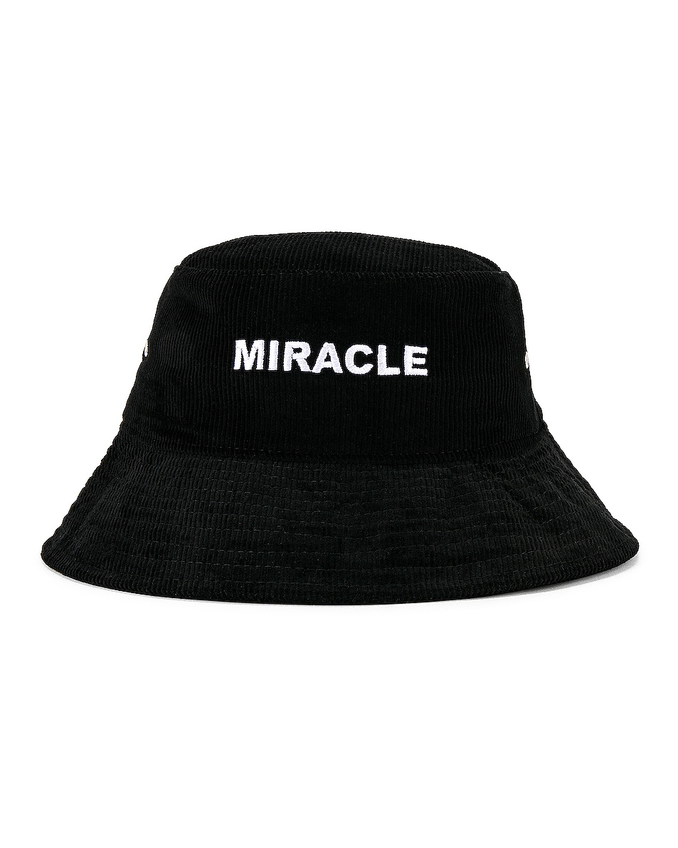 Image 1 of Nahmias Miracle Corduroy Bucket Hat in Black