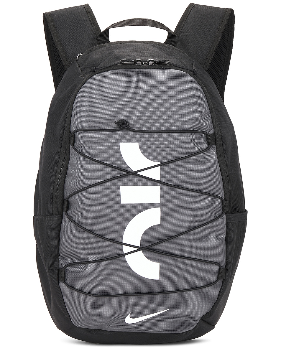 Image 1 of Nike Air Backpack in Black, Iron Grey, & White