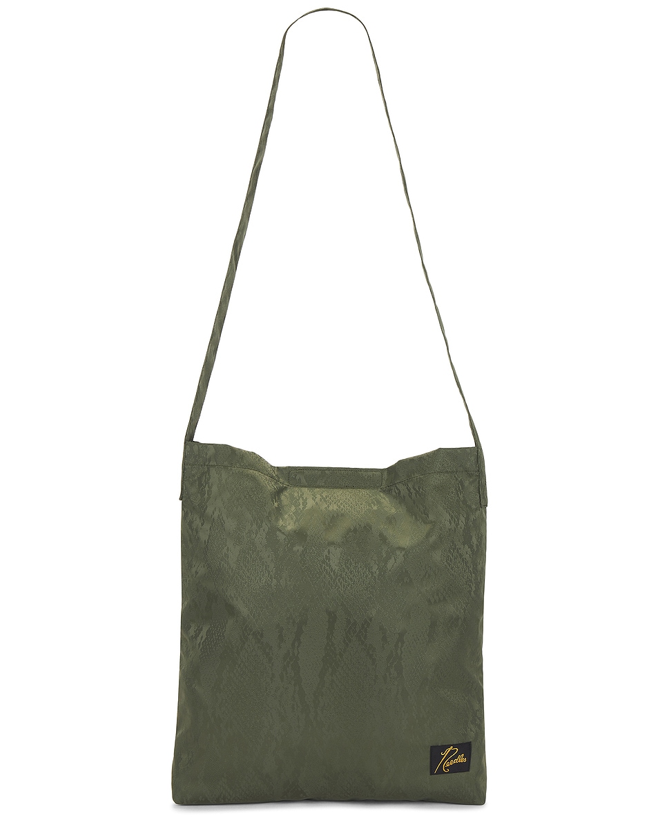 Image 1 of Needles Python Jacquard Book Bag in Olive