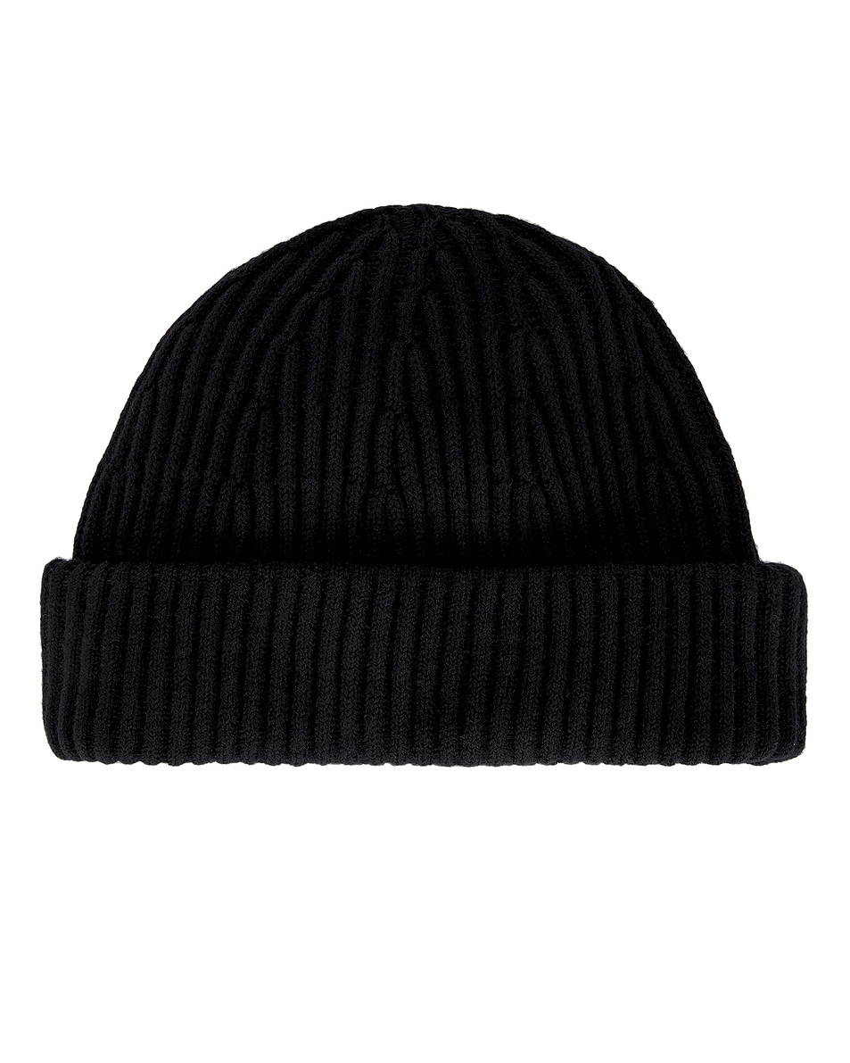 Image 1 of NN07 Rib Beanie in Black