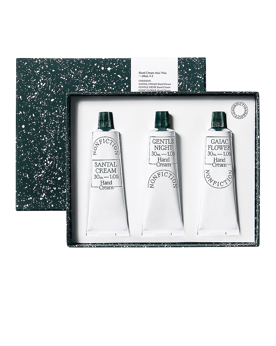 NONFICTION Hand Cream Mini Trio in Santal Cream, Gentle Night, & Gaiac ...